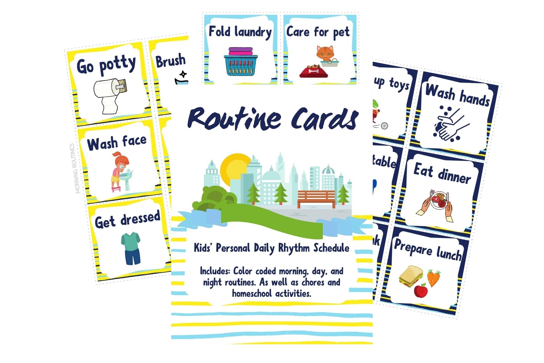 daily routine picture cards