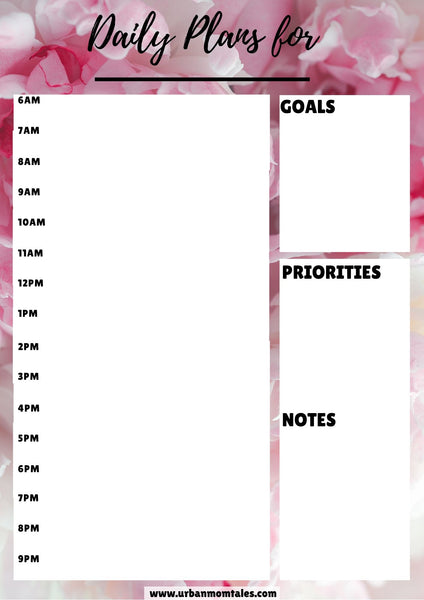 Goals and Planning Kit- Monthly, Weekly and Daily